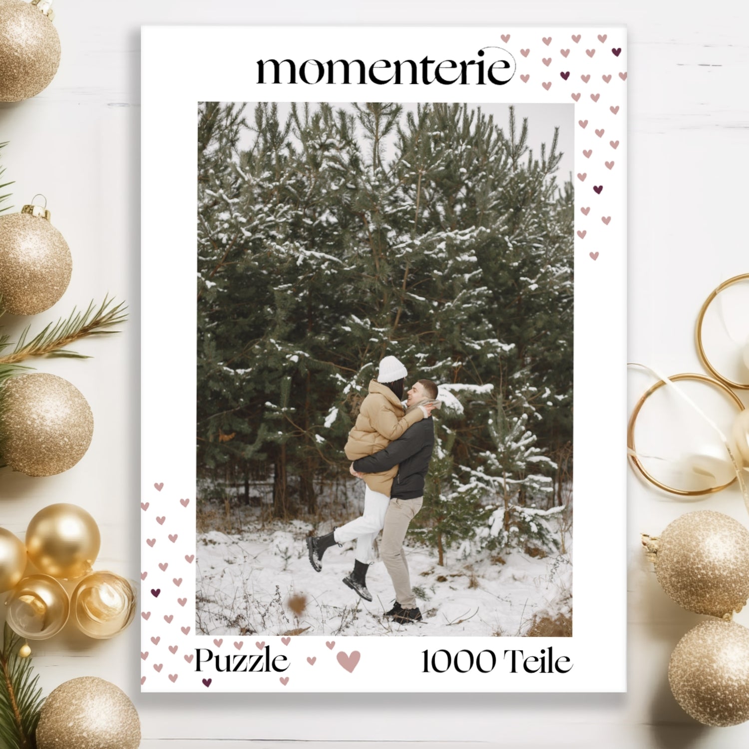 Personalisiertes Fotopuzzle zu Weihnachten für Männer – individuelles Puzzle mit eigenem Foto als originelles und persönliches Weihnachtsgeschenk für ihn