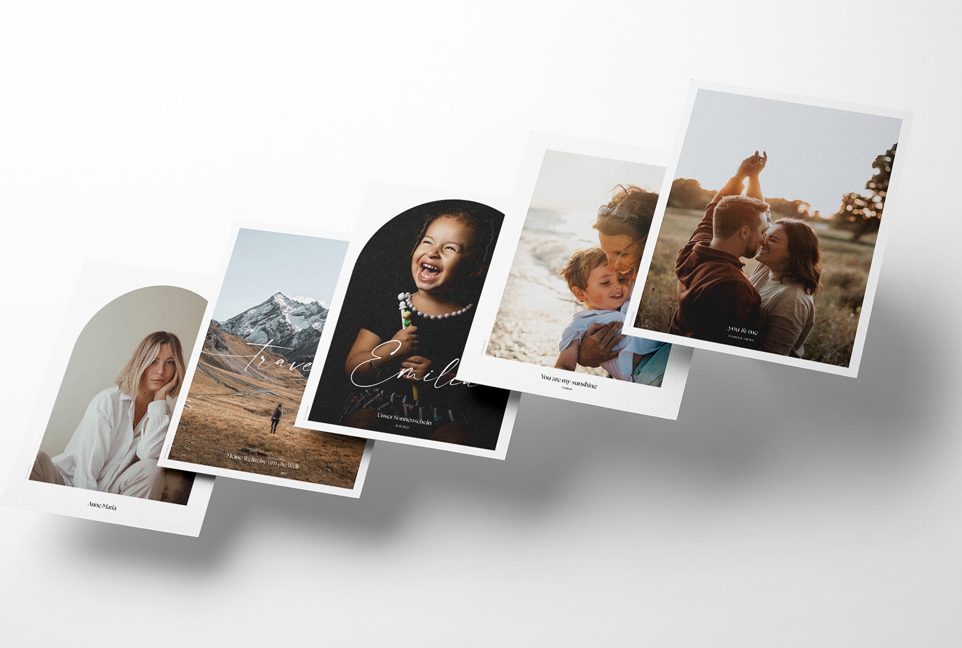 Fotodruck mit unzähligen Designvorlagen – personalisierbares Poster mit eigenen Fotos in verschiedenen Formaten und Stilen