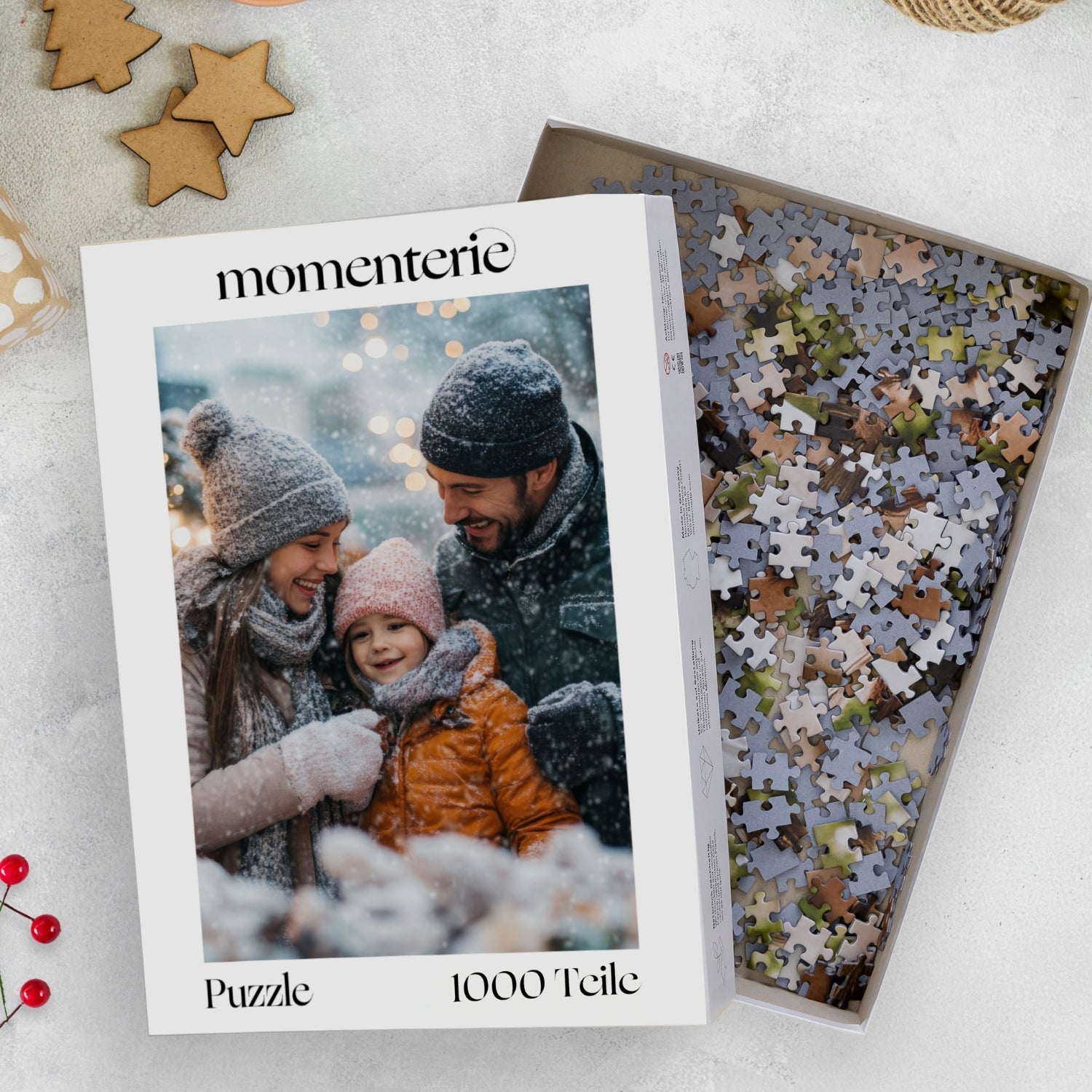 Personalisiertes Fotopuzzle zu Weihnachten – individuelles Puzzle mit eigenem Foto als kreative und persönliche Geschenkidee für die Weihnachtszeit