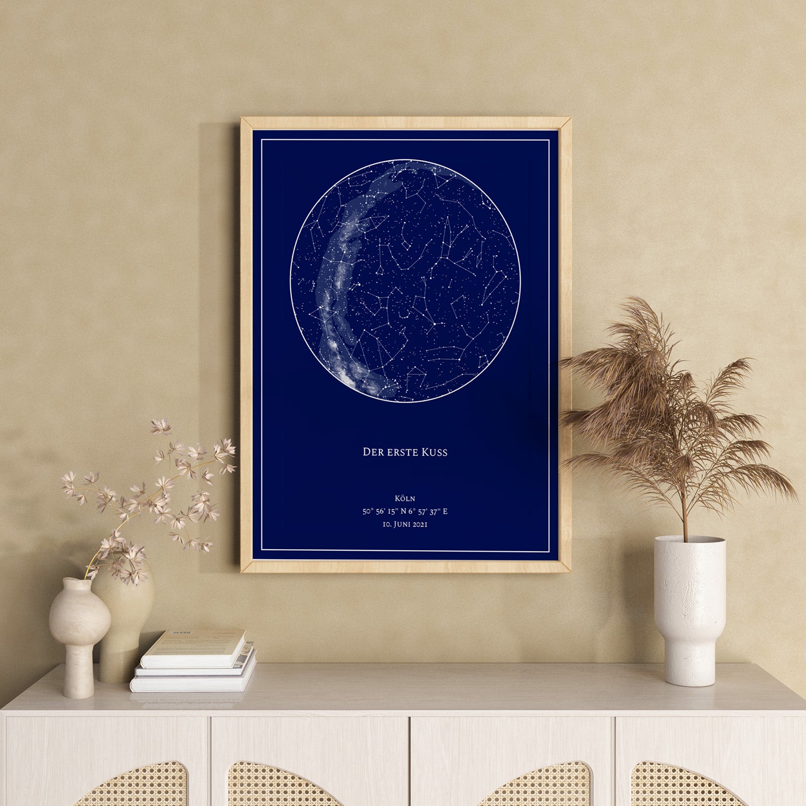 Sternenkarte – Unser erster Kuss